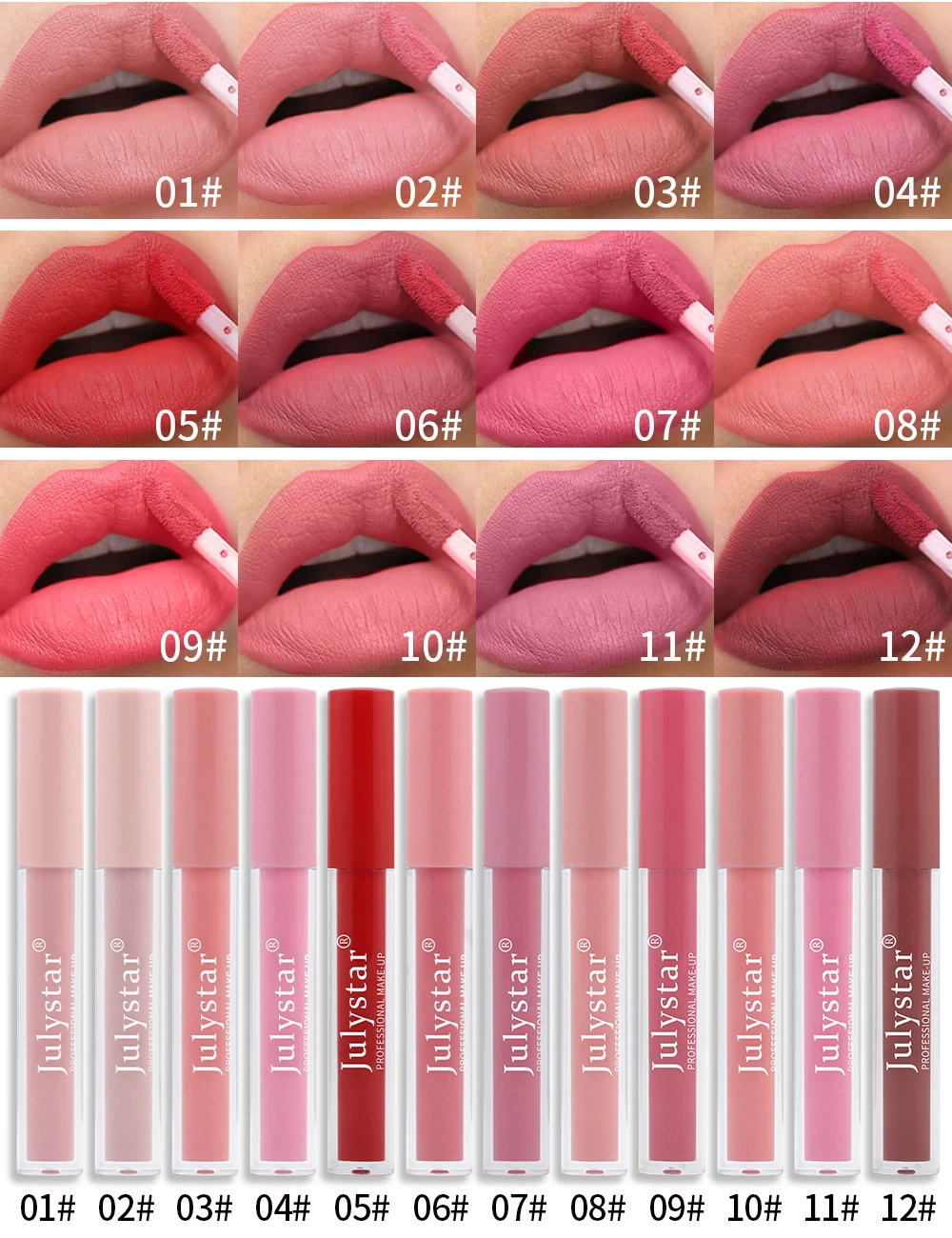 Wholesale Hot Sale Long Lasting Waterproof Matte Lip Gloss